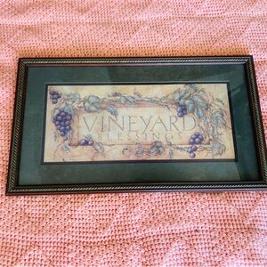 Vineyard Blessings Framed Wall Art
